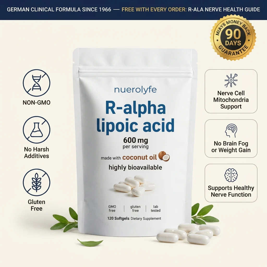 R-Alpha Lipoic Acid — 600mg Pure R-Form Softgels